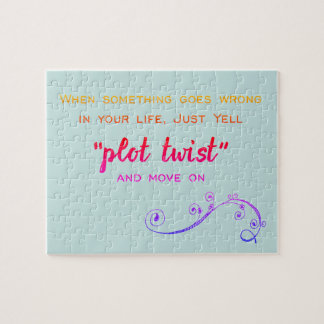 Handling Twist Humoristisk Bokklubb   Pussel
