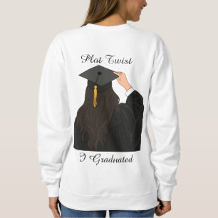 Handling Twist Jag Utexaminerades Minimalistisk Ex T Shirt