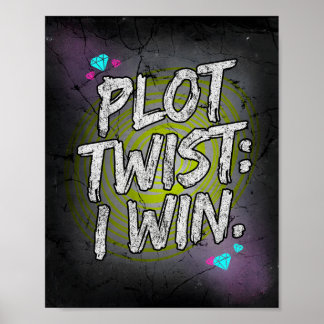 Handling Twist Jag Vinner Defiant Motivation Poster