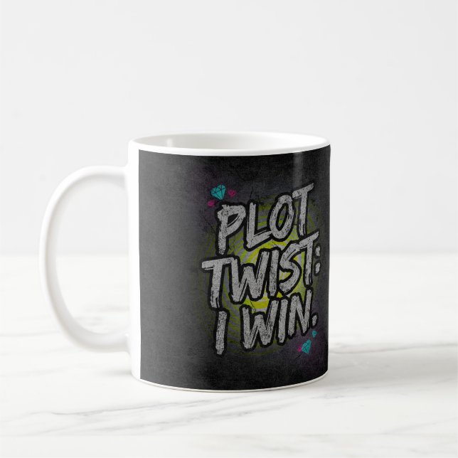 Handling Twist: Jag Vinner Kaffemugg (Vänster)