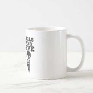 HANDLINGAR TROR ALLTID I DIN SJÄLVA MUSIK KAFFEMUGG