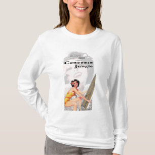 handlingflickan hårdnar djungeln t shirt
