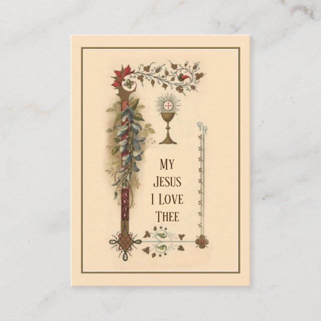 HANDLINGSAKTEN FÖR ANDLIG TILL KOMMISSIONEN PRAYER VISITKORT (Framsida)