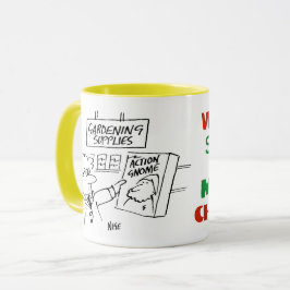 Handlingsplats i Garden Center Mugg