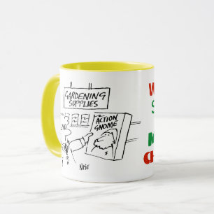Handlingsplats i Garden Center Mugg