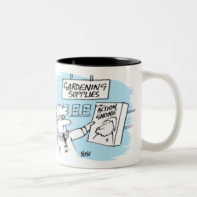Handlingsplats i Garden Center Två-Tonad Mugg (Höger)