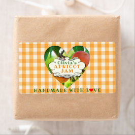 Handmade Apricot Sylt Fraktsedel