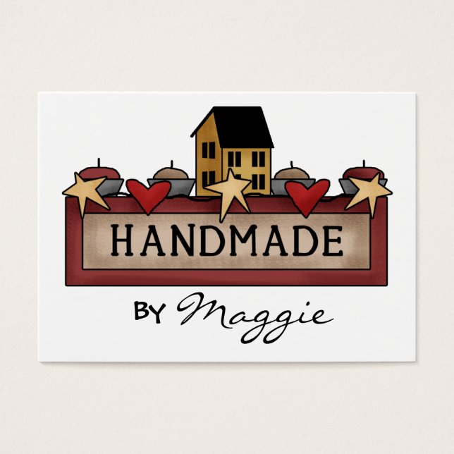 "Handmade by"-kort - SRF Visitkort (Framsidan)