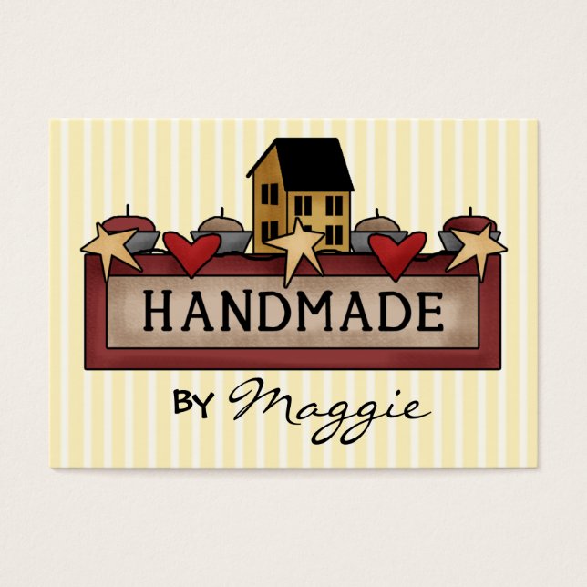 "Handmade by"-kort - SRF Visitkort (Framsidan)