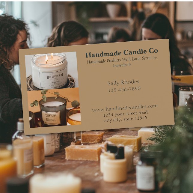 Handmade Candle Company Visitkort (Skapare uppladdad)