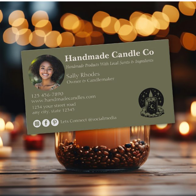 Handmade Candle Company Visitkort (Skapare uppladdad)