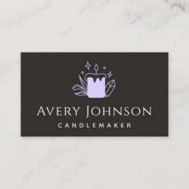 Handmade Candle & Crystal Gemstone Candlemaker Visitkort