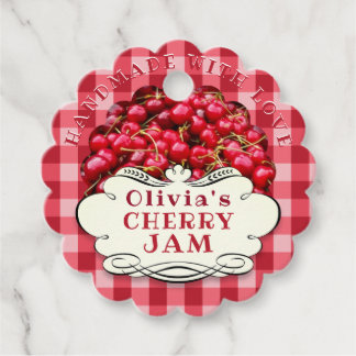 Handmade Cherry Sylt Gåvor Etiketter