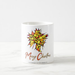 Handmade Christmas Cup with Star Graphic Kaffemugg