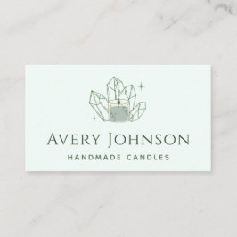 Handmade Crystal Gemstone Social Media Buss Visitkort