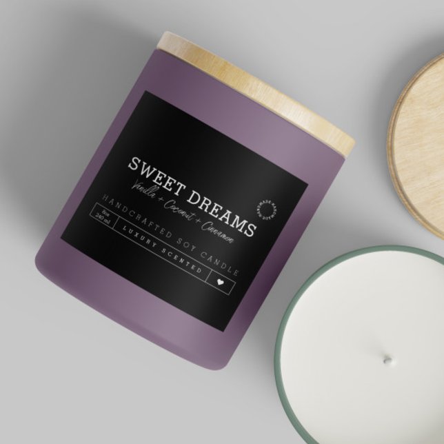 Handmade etikettstämplar för svart ljus mat etiketter (Skapare uppladdad)