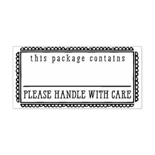 HANDMADE FÖRPACKNING Söt i paket innehåller Stämpel