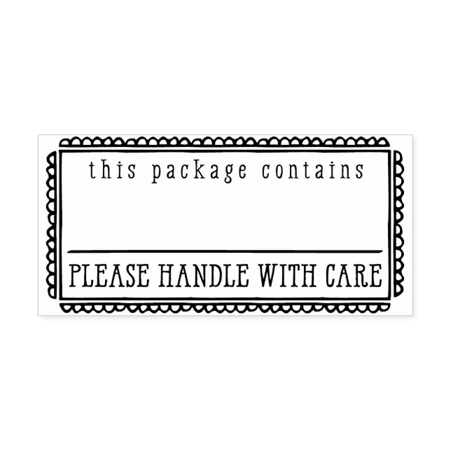 HANDMADE FÖRPACKNING Söt i paket innehåller Stämpel (Tryck)