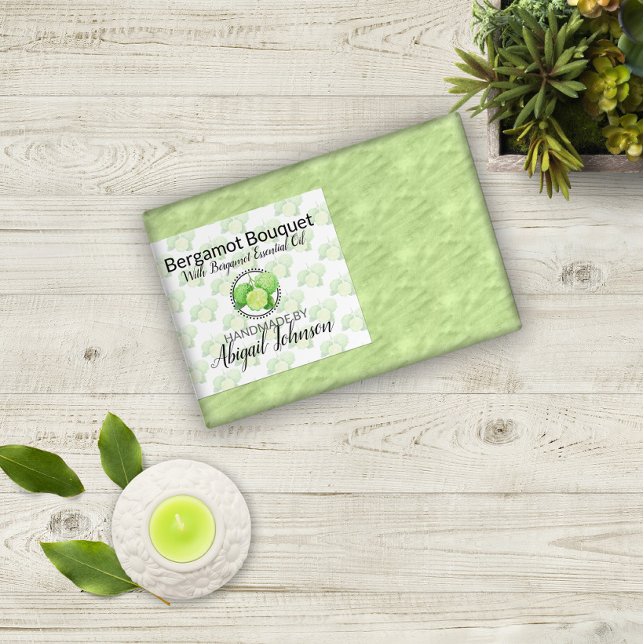 Handmade | Homemade Bergamot Soap | Skruvetikett Mat Etiketter (Skapare uppladdad)