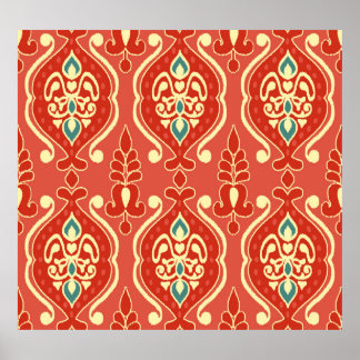 Handmade Ikat: Ethnic Boho Fabric Poster