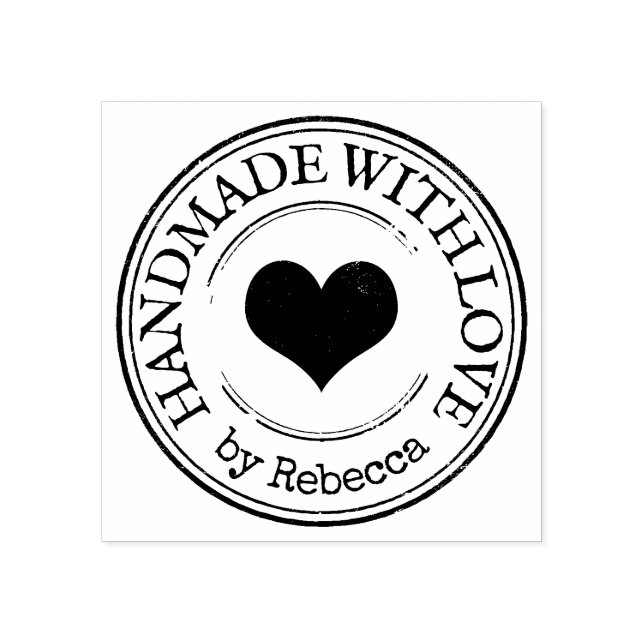 Handmade kärlek-hjärta stämpel (Tryck)