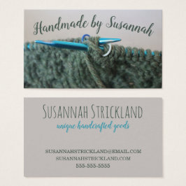 Handmade Knitting Visitkort