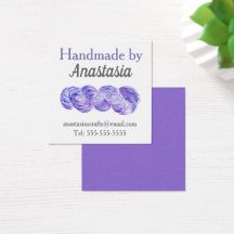 Handmade Lila-vattenfärg för Craft