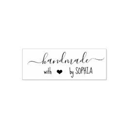 Handmade Name Signature Self-inking Stamp Stamps  Självfärgande Stämpel
