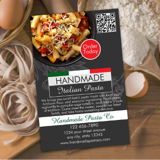 Handmade Pasta Shop Flygblad