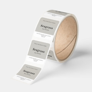 Handmade Personalized Product Information  Fyrkantigt Klistermärke