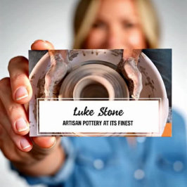 Handmade potterier visitkort