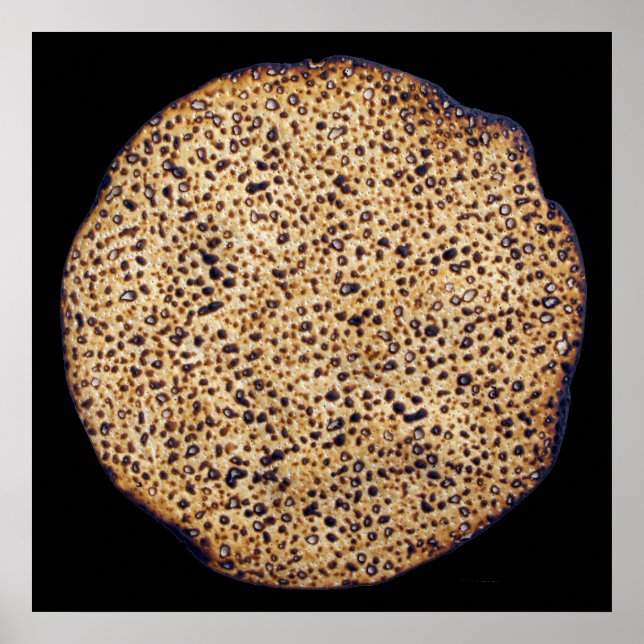 Handmade Shmura Matzah Poster (Framsidan)