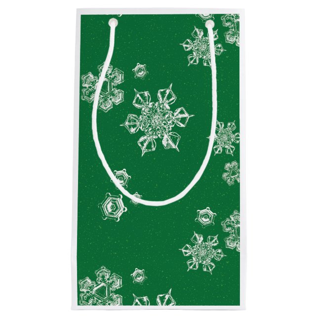 Handmade Snowflake Flurries - Bright Green & White (Framsidan)