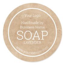 Handmade soap Rustic Kraft Papper