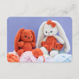 Handmade-style with Сrochet Bunny Tilläggskort