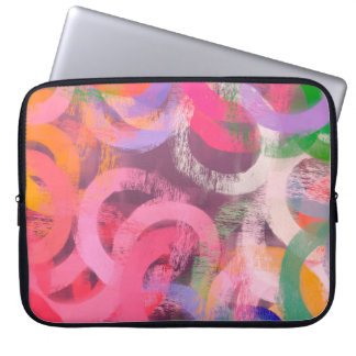 Handmade surreal abstract pattern. Modern artistic Laptop Fodral