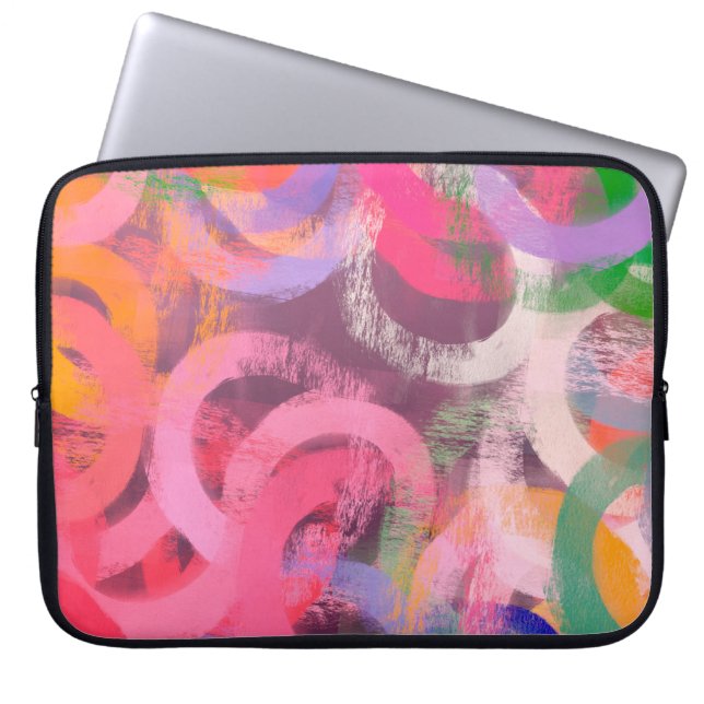 Handmade surreal abstract pattern. Modern artistic Laptop Fodral (Framsidan)