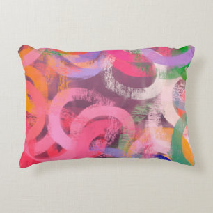 Handmade surreal abstract pattern. Modern artistic Prydnadskudde