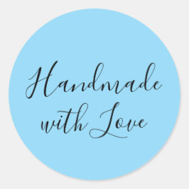 Handmade with Love Sticker Runt Klistermärke