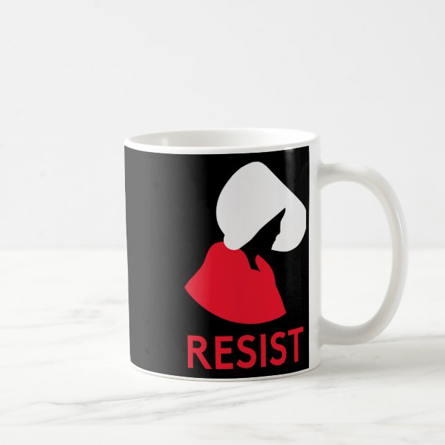 Handmaid Resistent Feminist Protest Kaffemugg (Höger)