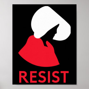Handmaid Resistent Feminist Protest Poster