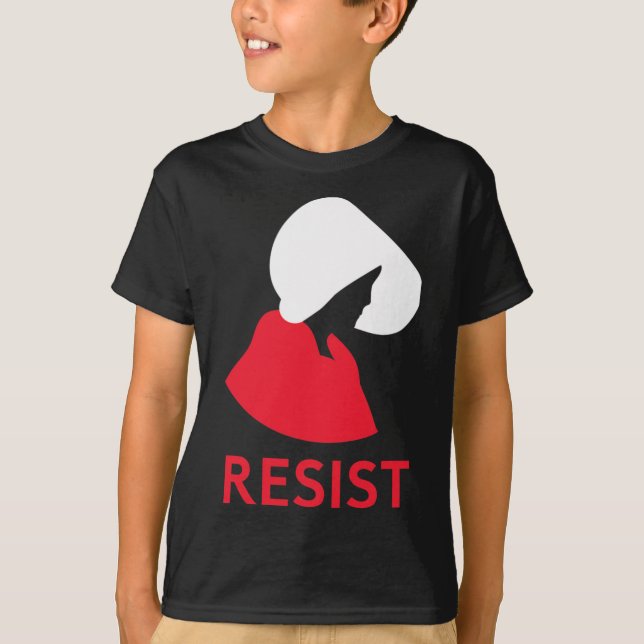 Handmaid Resistent Feminist Protest T Shirt (Framsida)