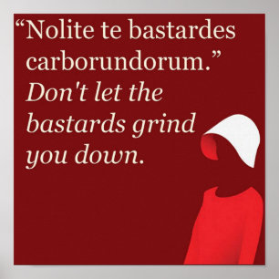 Handmaids-citattecken Poster