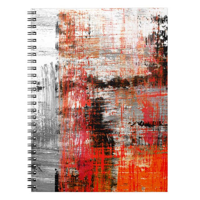  handmålad abstrakt bakgrund, konst,olja, anteckningsbok (Framsidan)