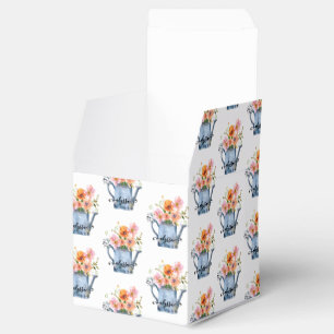 Handmålad akvarellblomma presentaskar
