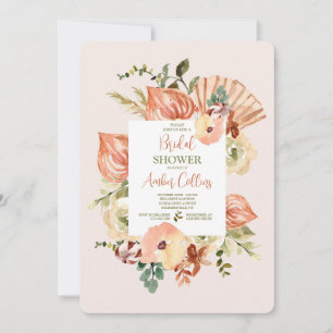 Handmålad Blomma Inbjudningar