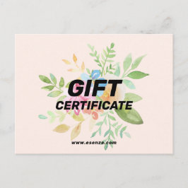 handmålad blommigt bouquet vykort