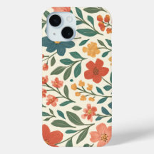 Handmålad blomsterdesign – Färgrik botanik