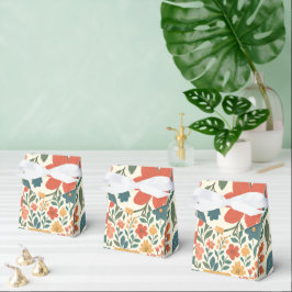 Handmålad blomsterdesign – Färgrik botanik Presentaskar