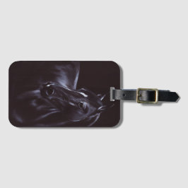 Handmålad ekvin konst bagagebricka